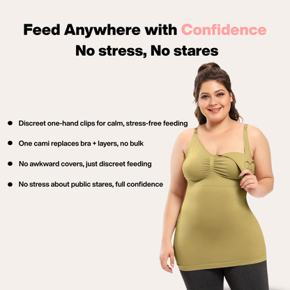 Cami Top - For Discreet, Confident Feeding