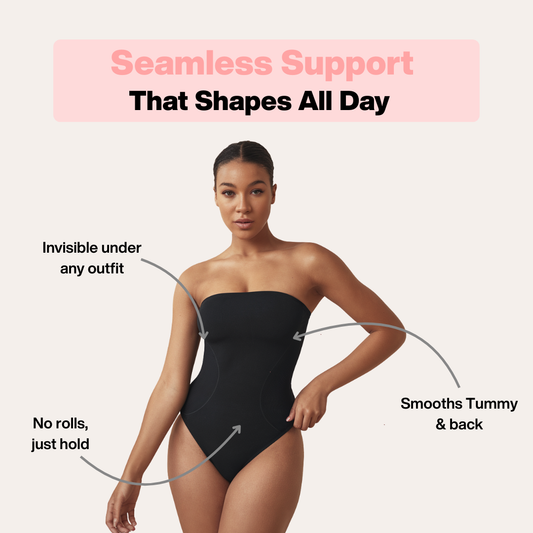 Seamless Strapless Bodysuit | Sarah