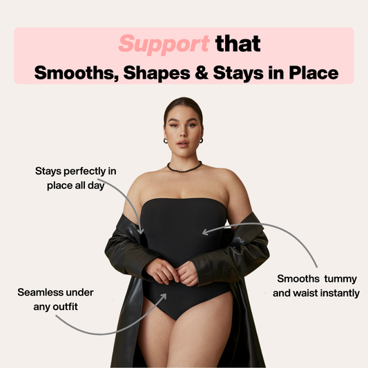 Strapless Sculpting Shapewear Bodysuit | Nina