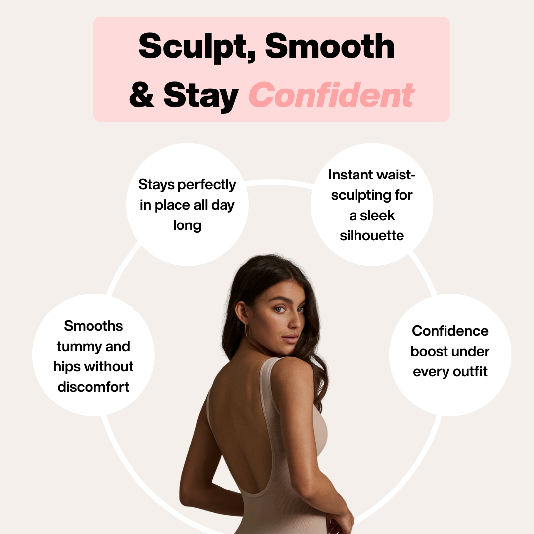 Seamless Low Back Shapewear Bodysuit | Gaella