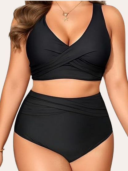 High Waisted Twist Bra Bikini | Thaisya