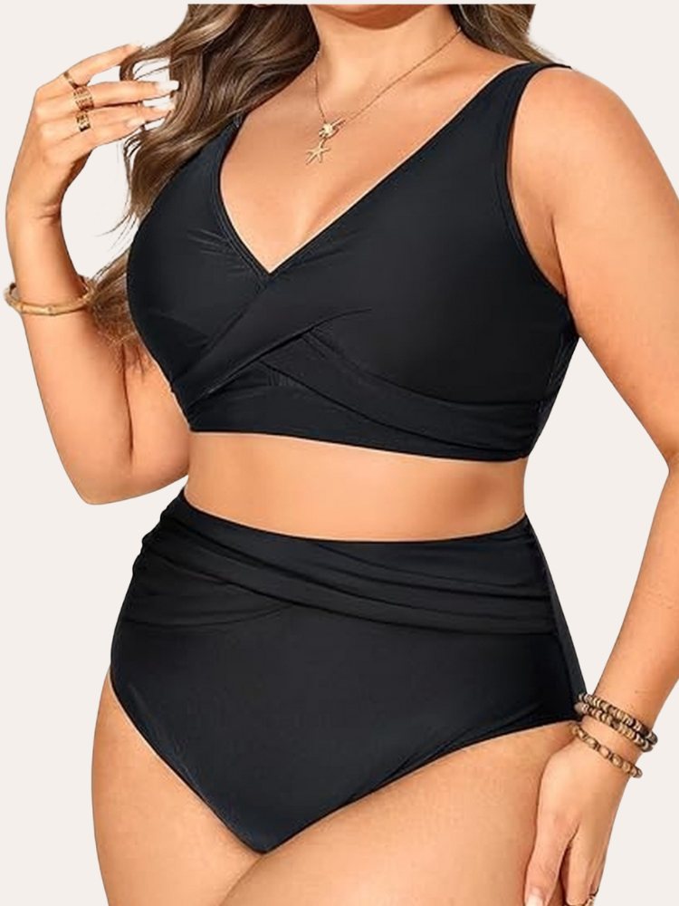 High Waisted Twist Bra Bikini | Thaisya
