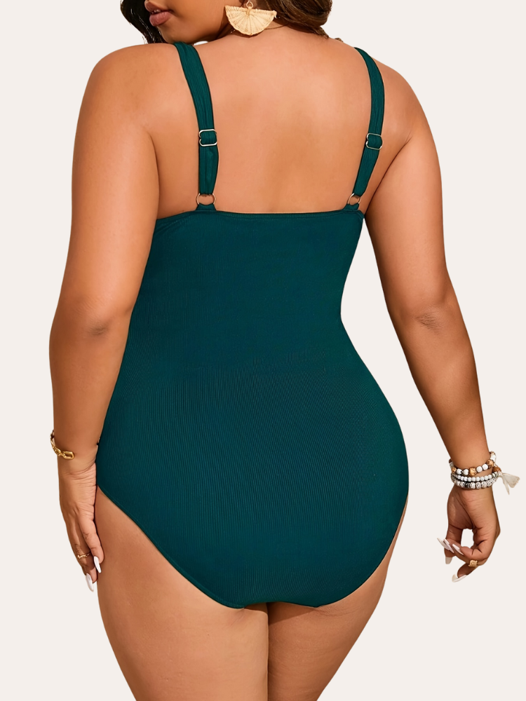Sculpt Wrap Low Back Swimsuit | Amélya