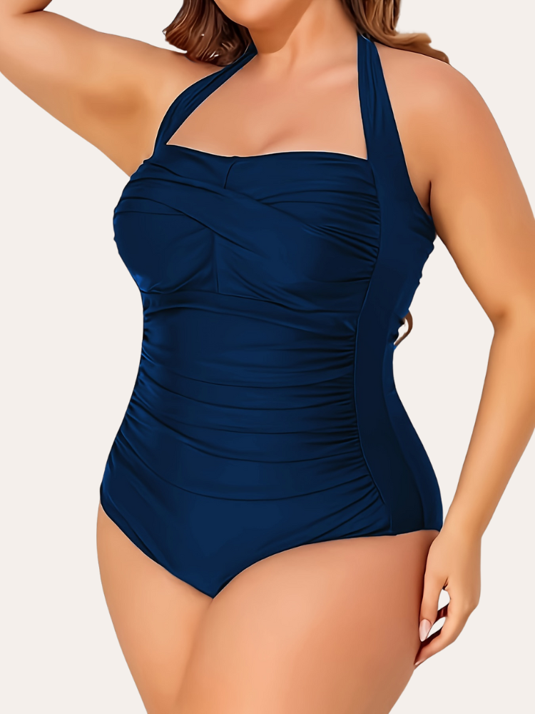 Shapewear Twist Halter Swimsuit | Ivette
