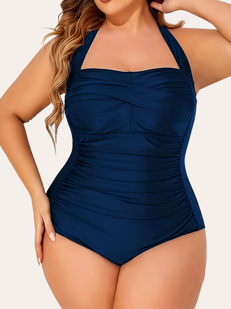 Shapewear Twist Halter Swimsuit | Ivette