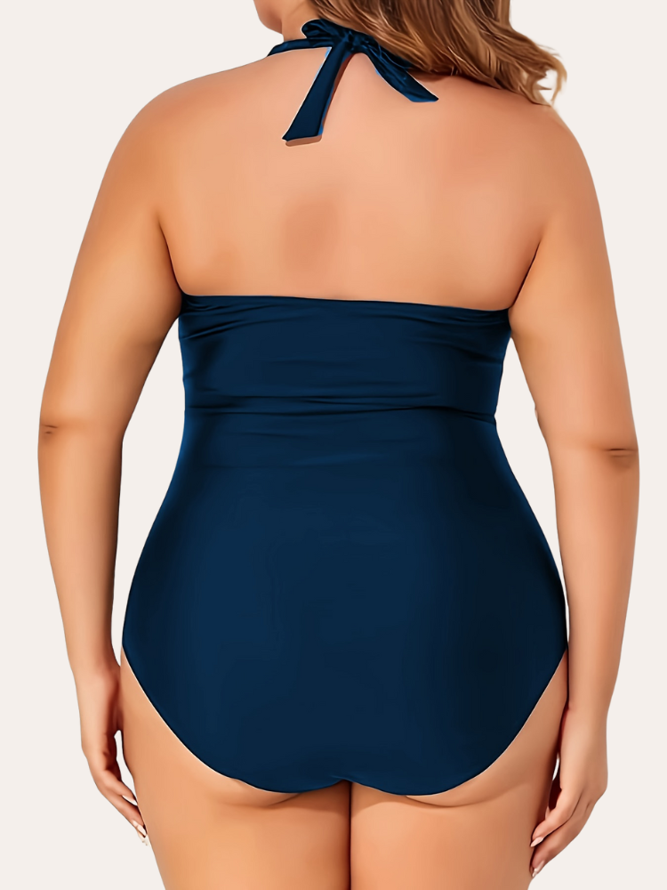 Shapewear Twist Halter Swimsuit | Ivette