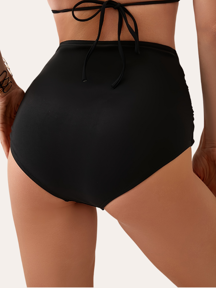 High Waisted Shaping Bikini Bottom | Ezia