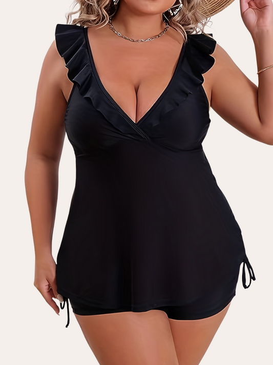 Shapewear V-Neck Tankini | Syana