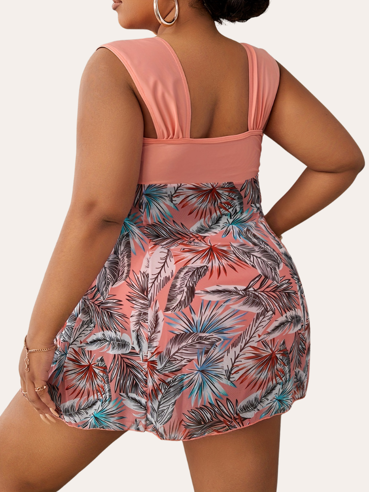 Wireless Tie-Front Tankini | Noelya