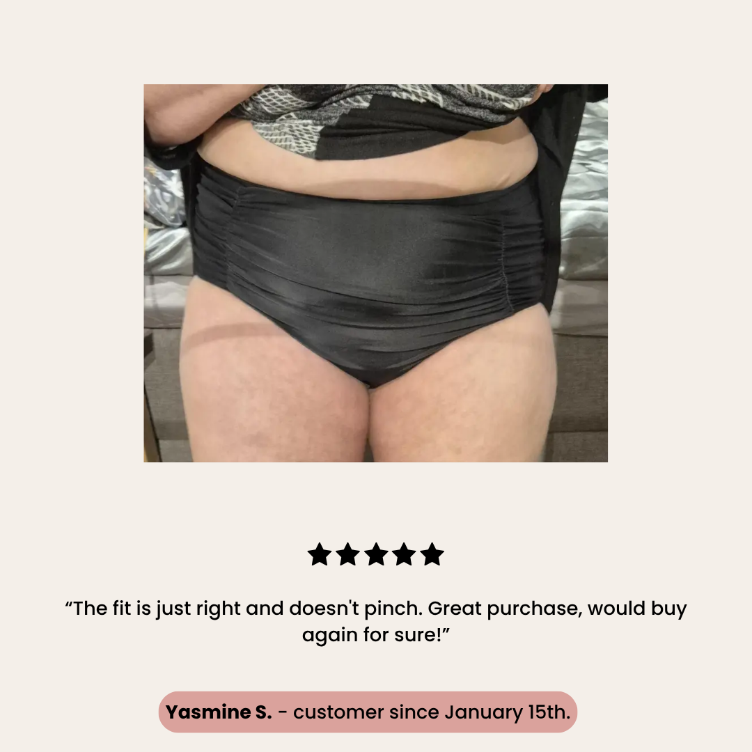 High Waisted Tummy Control Bikini Bottom | Lunelle