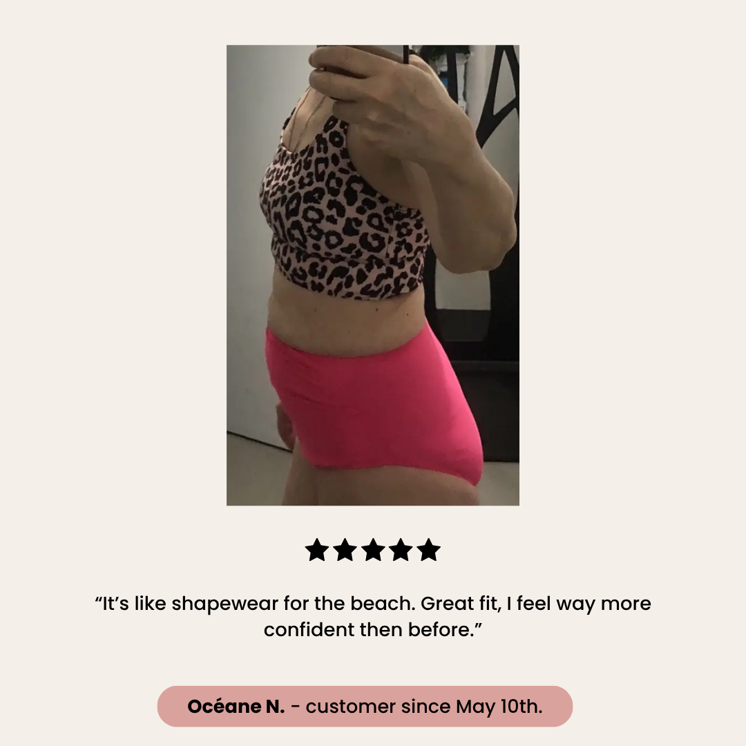 High Waisted Shaping Bikini Bottom | Ezia