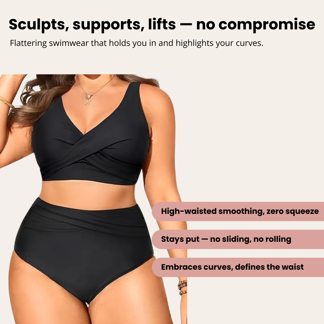 High Waisted Twist Bra Bikini | Thaisya