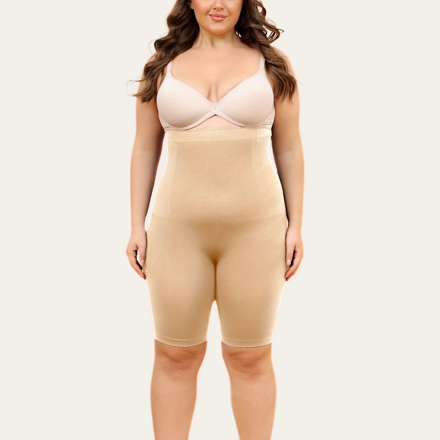 High Waisted Shaping Shorts | Adeline