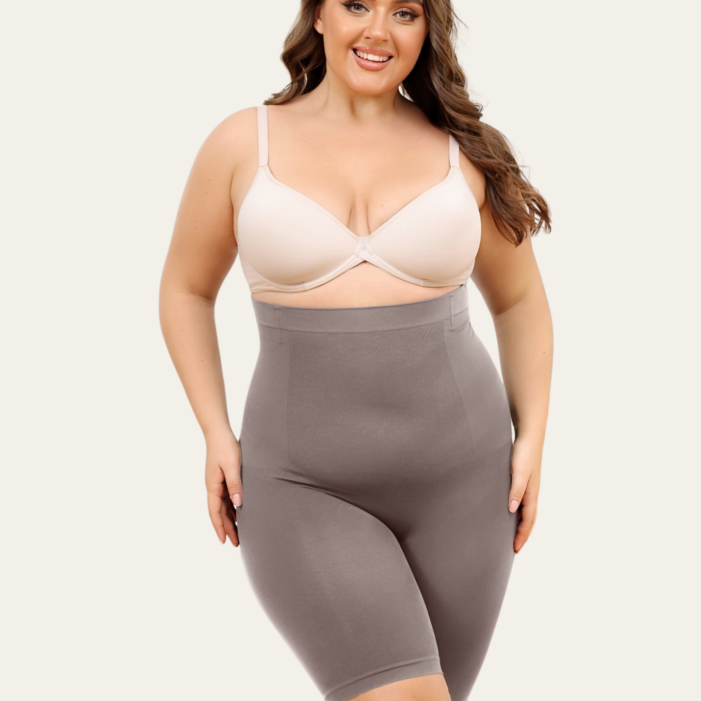 High Waisted Shaping Shorts | Adeline