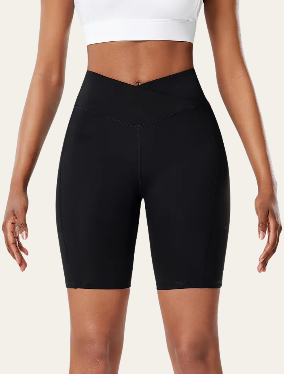 High Waisted Activewear Shorts | Lydie