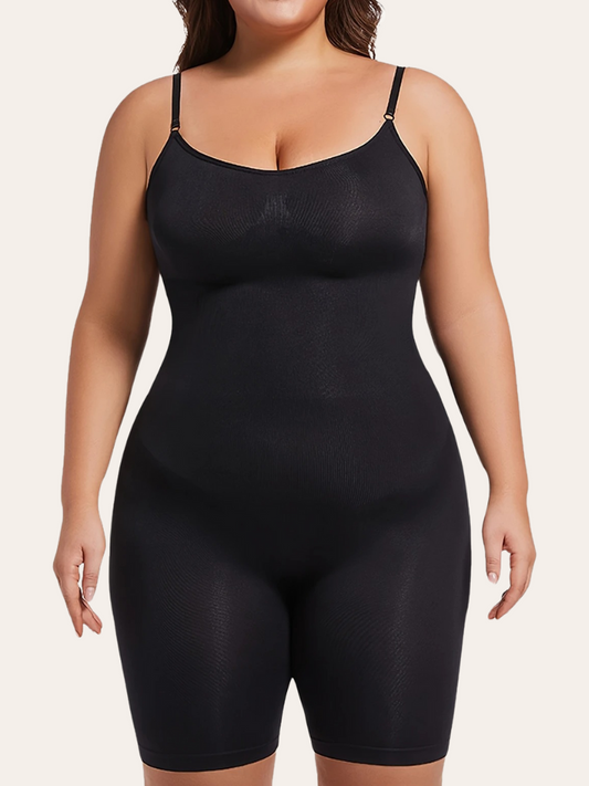 Round Neck Low Back Bodysuit | Maëva
