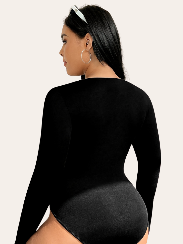Long Sleeve Round Neck Bodysuit | Lila