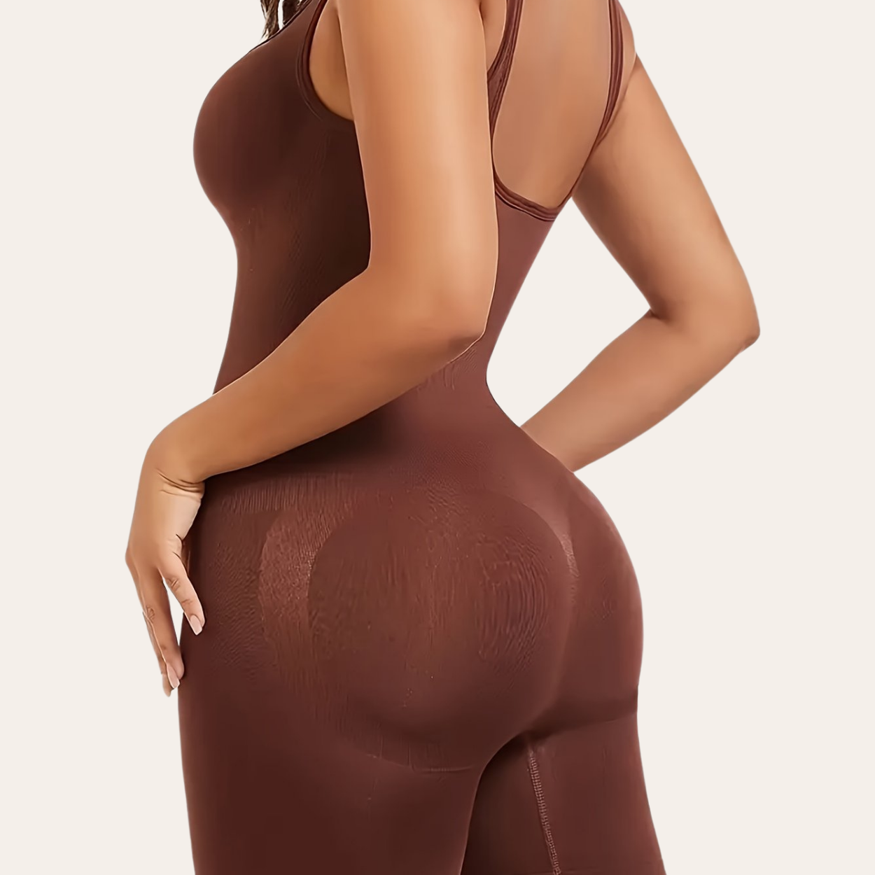 Seamless Square Neck Low Back Bodysuit | Amélie