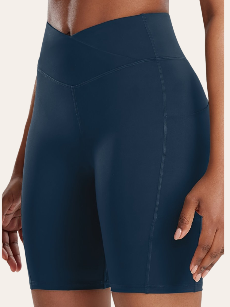 High Waisted Activewear Shorts | Lydie