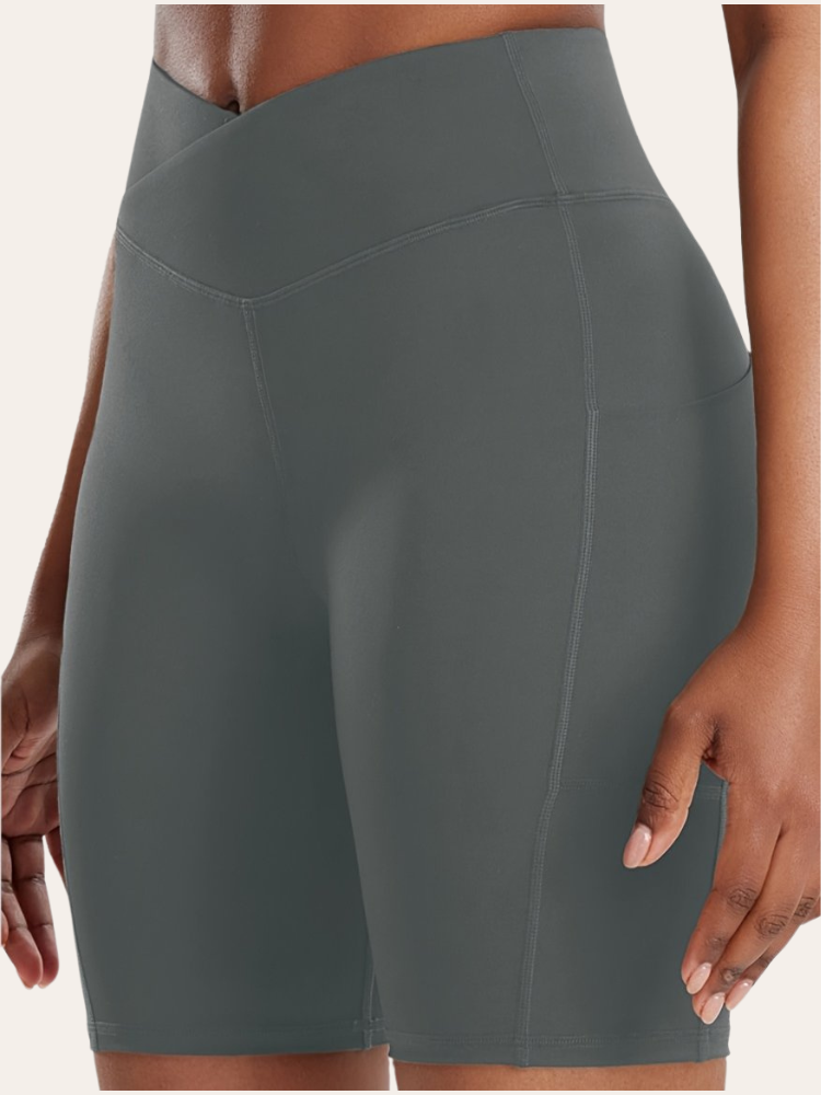 High Waisted Activewear Shorts | Lydie