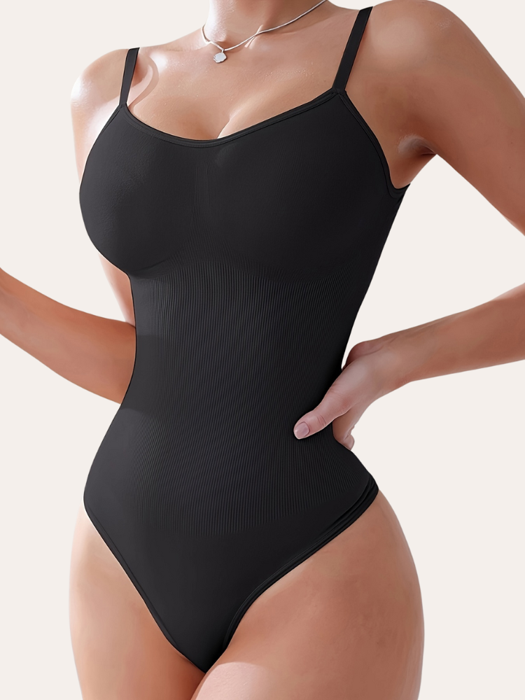 Seamless Spaghetti Strap Shapewear Bodysuit | Alwena