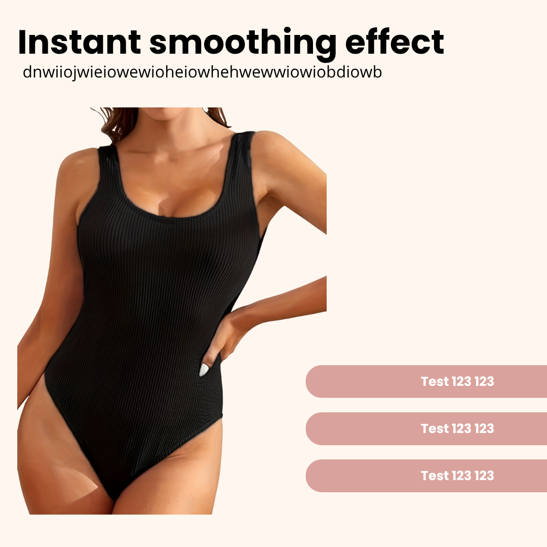 Ribbed Snatched Shapewear Bodysuit | Violette