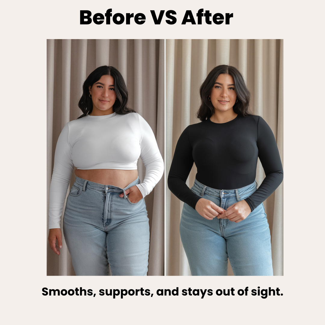 Seamless Short Sleeve Sculpting Bodysuit | Mélanie