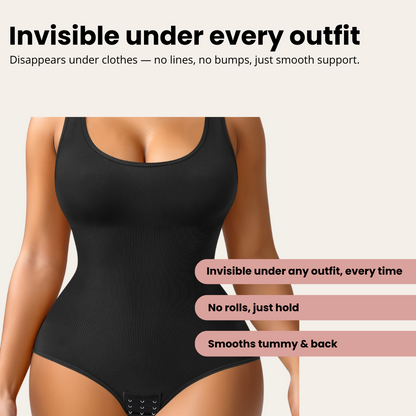 Seamless Round Neck Bodysuit | Célia