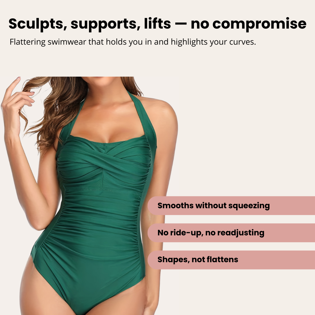 Sculpt Wrap Low Back Swimsuit | Sanaë