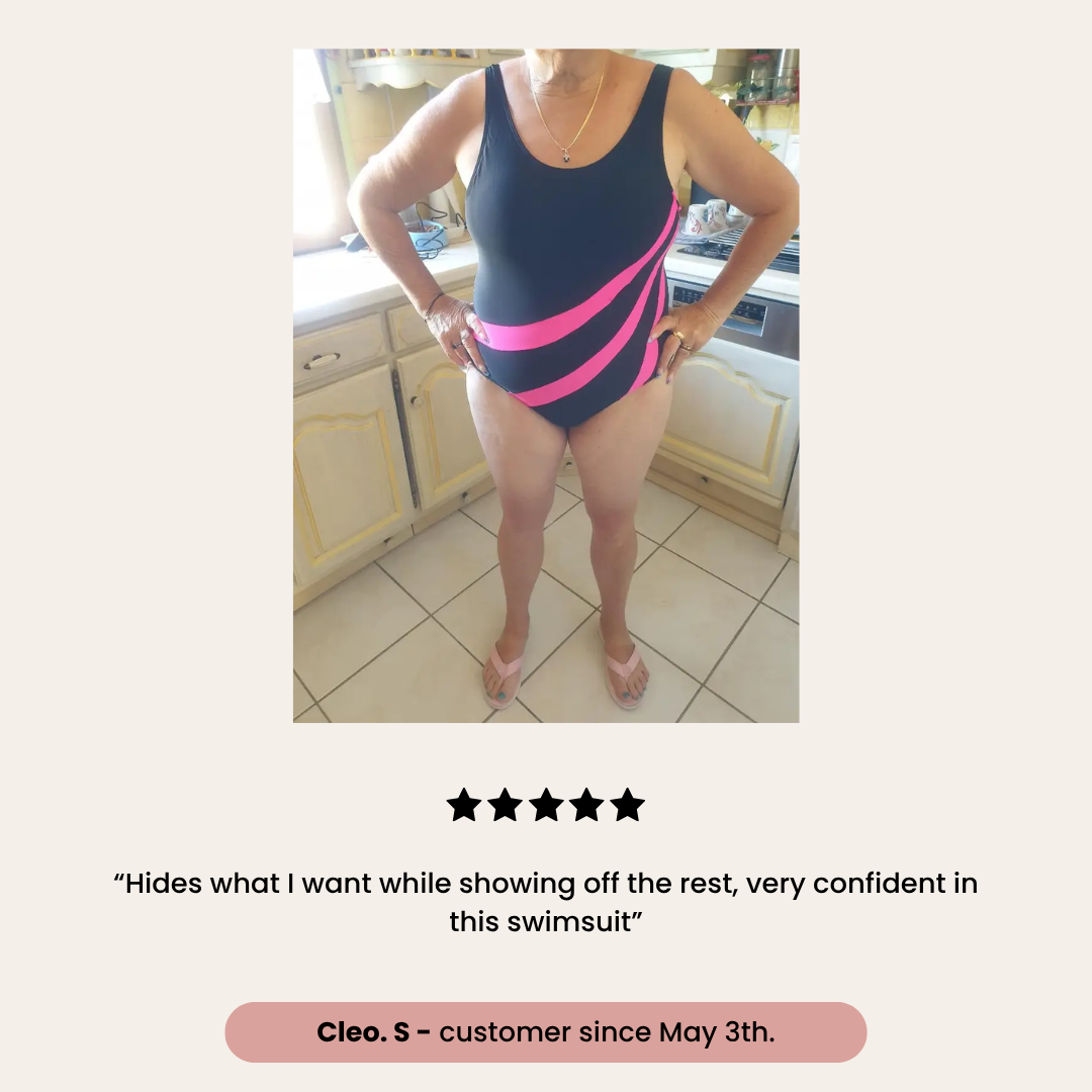 Sculping Low Back Swimsuit | Nélya