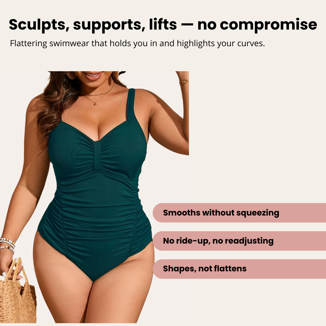 Sculpt Wrap Low Back Swimsuit | Amélya