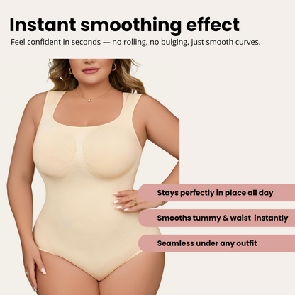 Square Neck Shapewear Bodysuit | Ambre