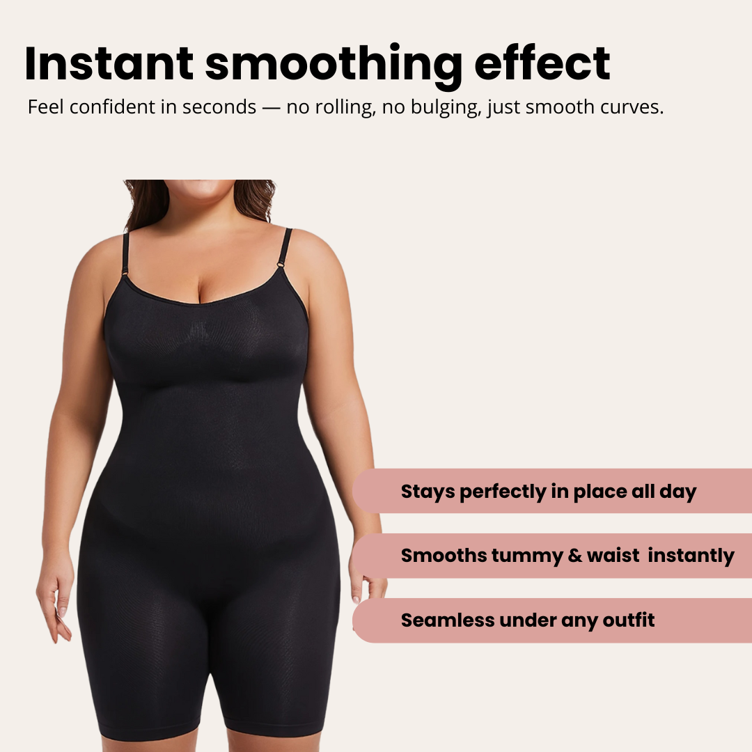 Round Neck Low Back Bodysuit | Maëva