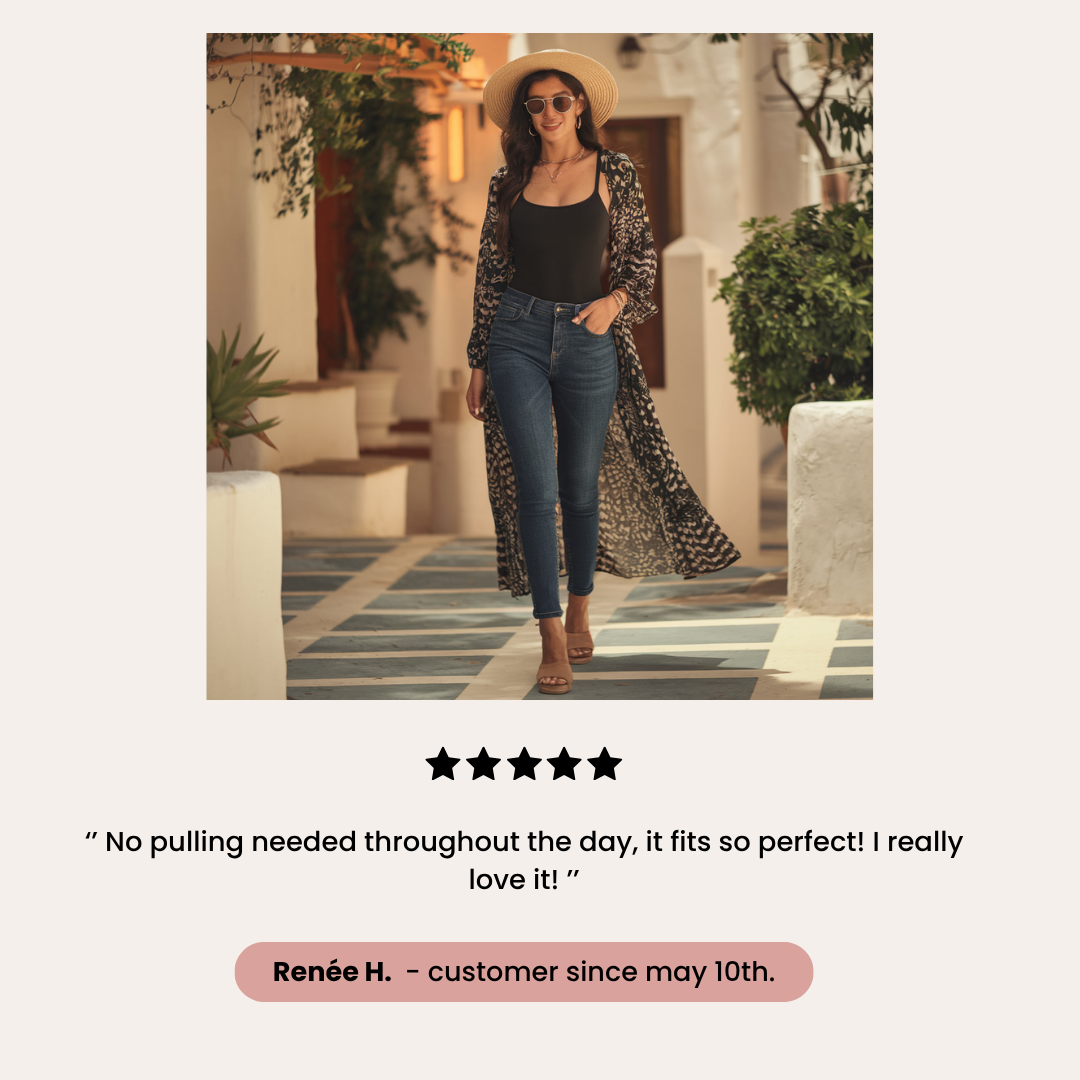 Round Neck Low Back Bodysuit | Maëva