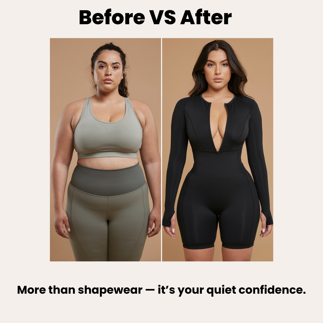 Long Sleeve Activewear Bodysuit| Justine