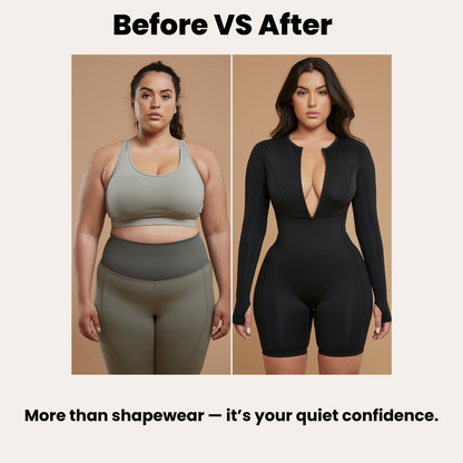 Long Sleeve Activewear Bodysuit| Justine