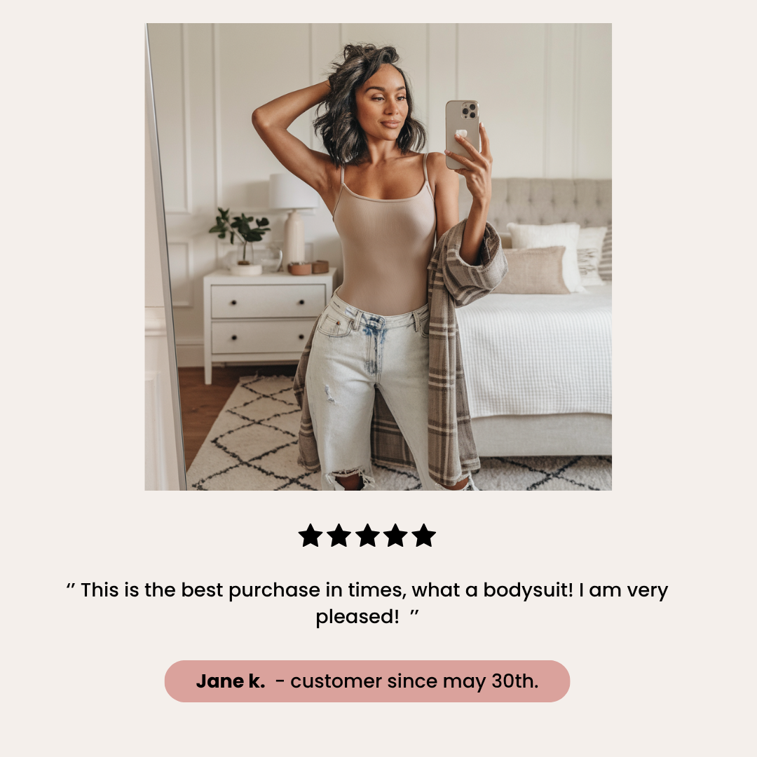 Tummy Control Shaping Bodysuit | Camille