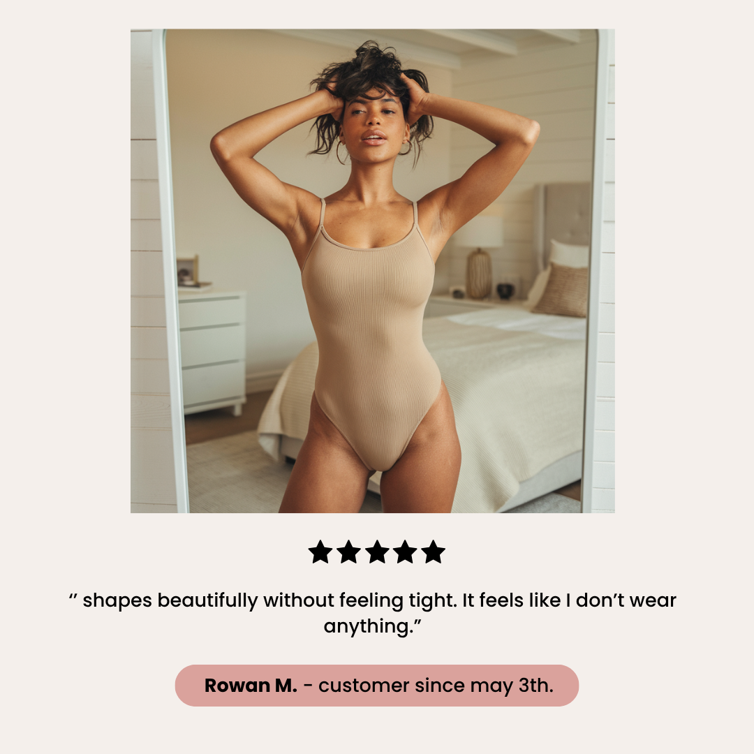 Supporting Spaghetti Strap Bodysuit | Léna