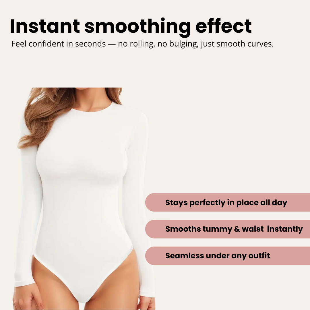 Long Sleeve Shaping Bodysuit | Inès