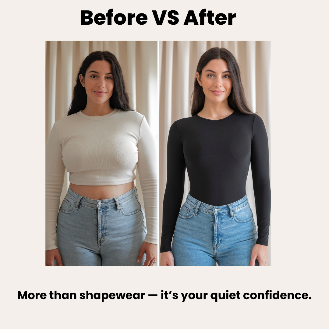 Long Sleeve Shaping Bodysuit | Inès