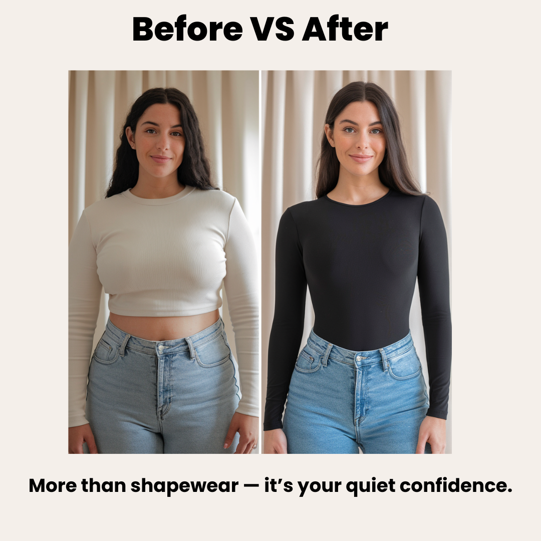 Long Sleeve Snatched Bodysuit | Clara