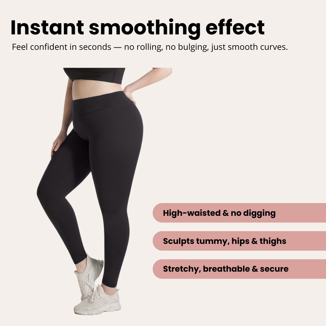 High Waisted Tummy Control Legging | Eléonore