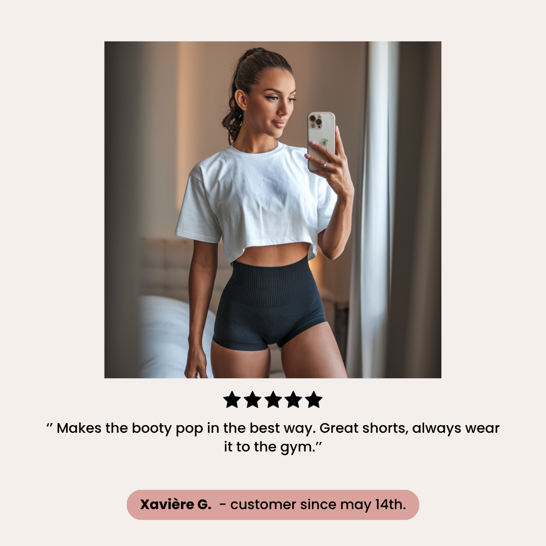 Scrunch Bum Activewear Shorts | Clarisse