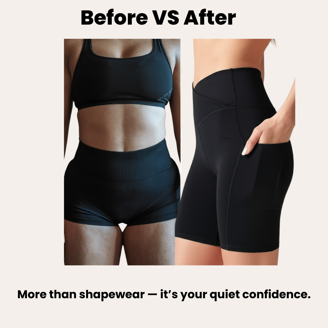 High Waisted Activewear Shorts | Lydie