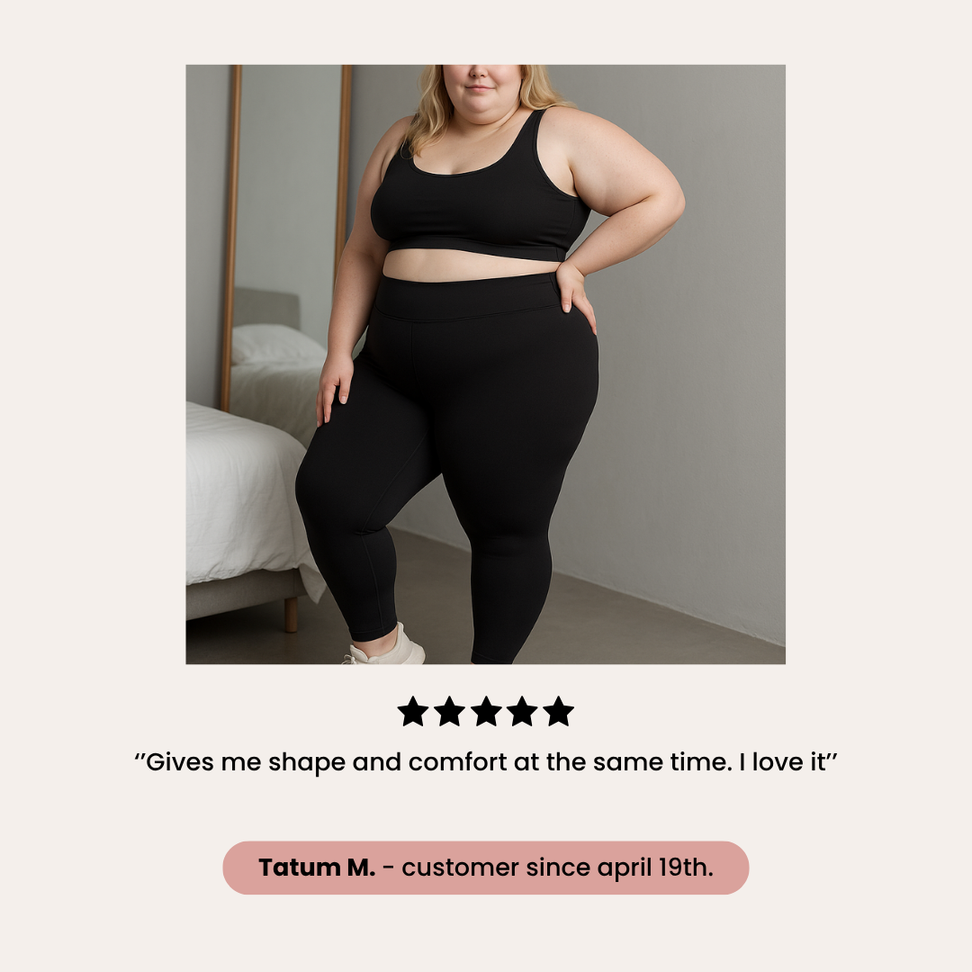 High Waisted Tummy Control Legging | Eléonore