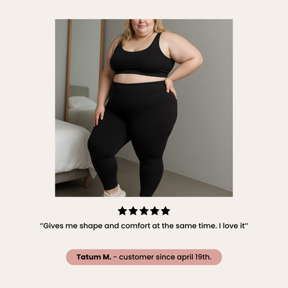 High Waisted Tummy Control Legging | Eléonore