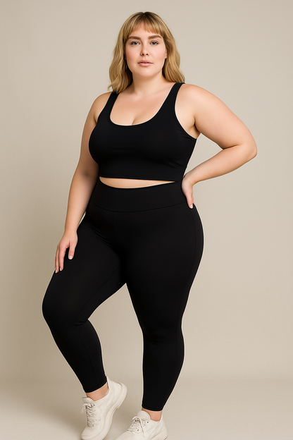 High Waisted Tummy Control Legging | Eléonore