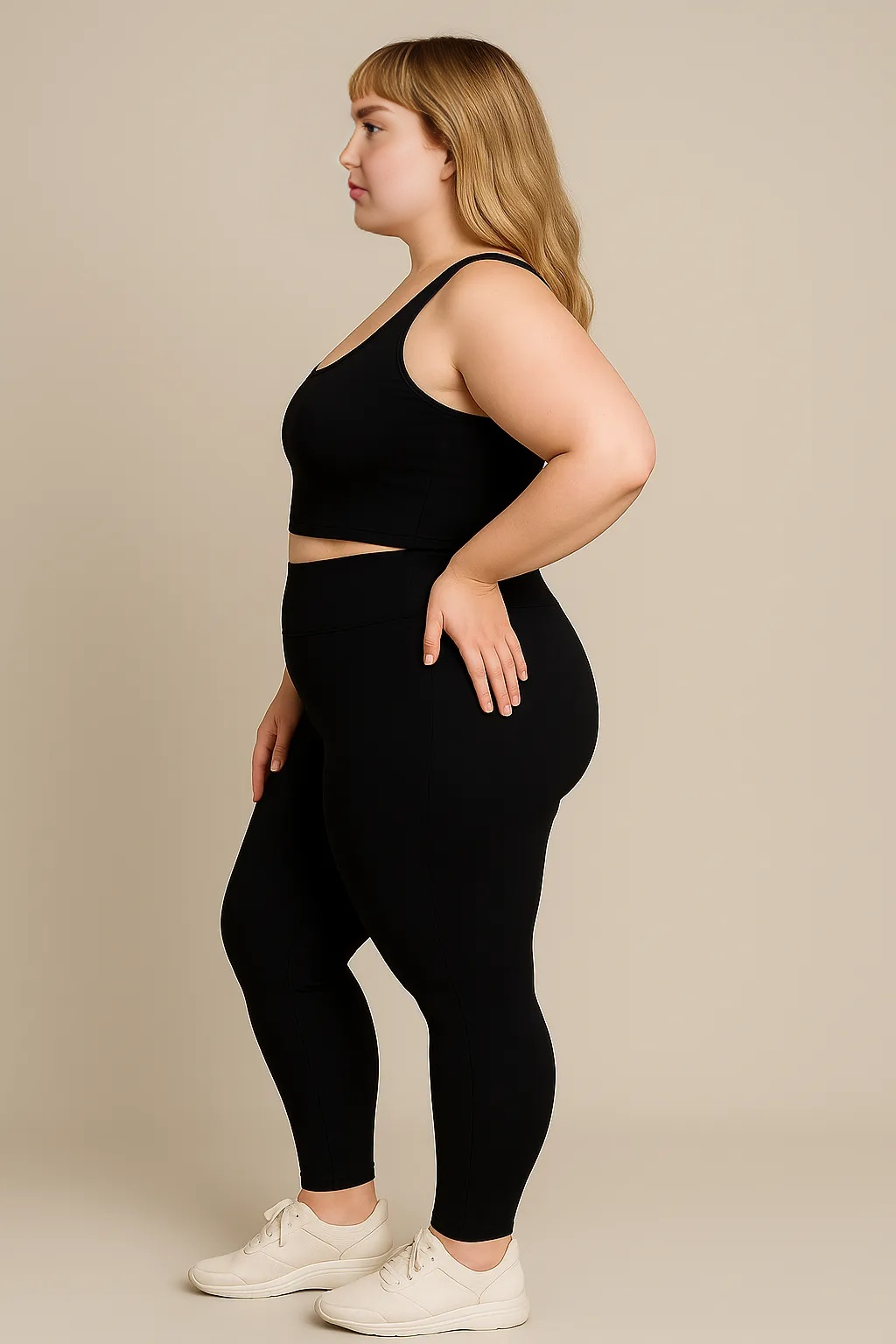 High Waisted Tummy Control Legging | Eléonore