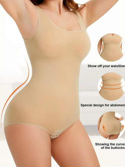 Round Neck Low Back Bodysuit | Célia